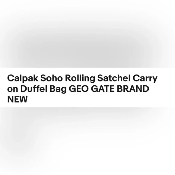Calpak George Travel Duffle Bag - Picture 8 of 11